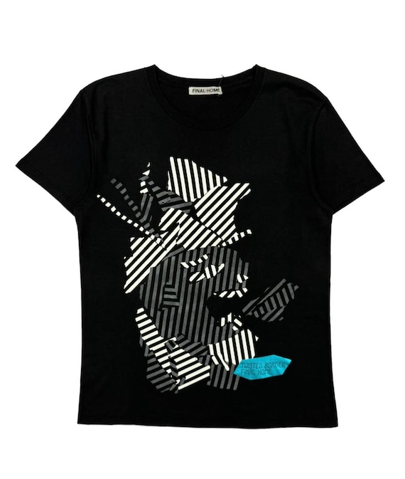 Final Home Issey Miyake Twisted Border Final Home Graphic Tee Made 