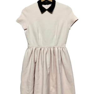 Vintage Miu Miu Mini Dress: Pink & Black, Made in Italy, Size M