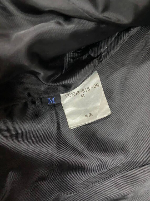 Burberry Blue Label Soft Leather Rider Bikers Jacket Size M