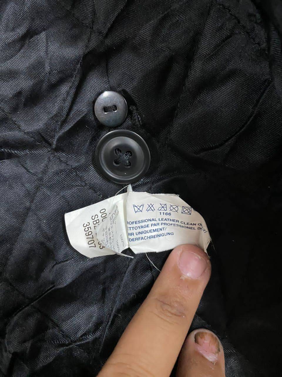 Vintage Gap Y2k Black Leather Jacket Yezzy Gap Leather Made