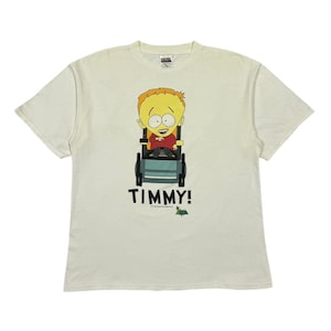 Maglietta promozionale vintage 1998 Timmy South Park American Animated Siries Movie Tee Trey Parker Stanley DeSantis Taglia XL