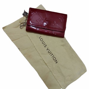 Louis Vuitton, Bags, Louis Vuitton Amarante Vernis Multicles 4 Key Holder  Burgundy