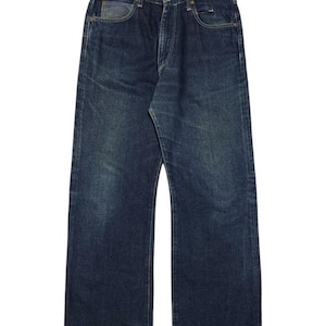 Vintage 90er 45rpm Studio Indigo Blue Jeans Straight Cut Jeans R von 45rpm Made In Japan Gr. 5