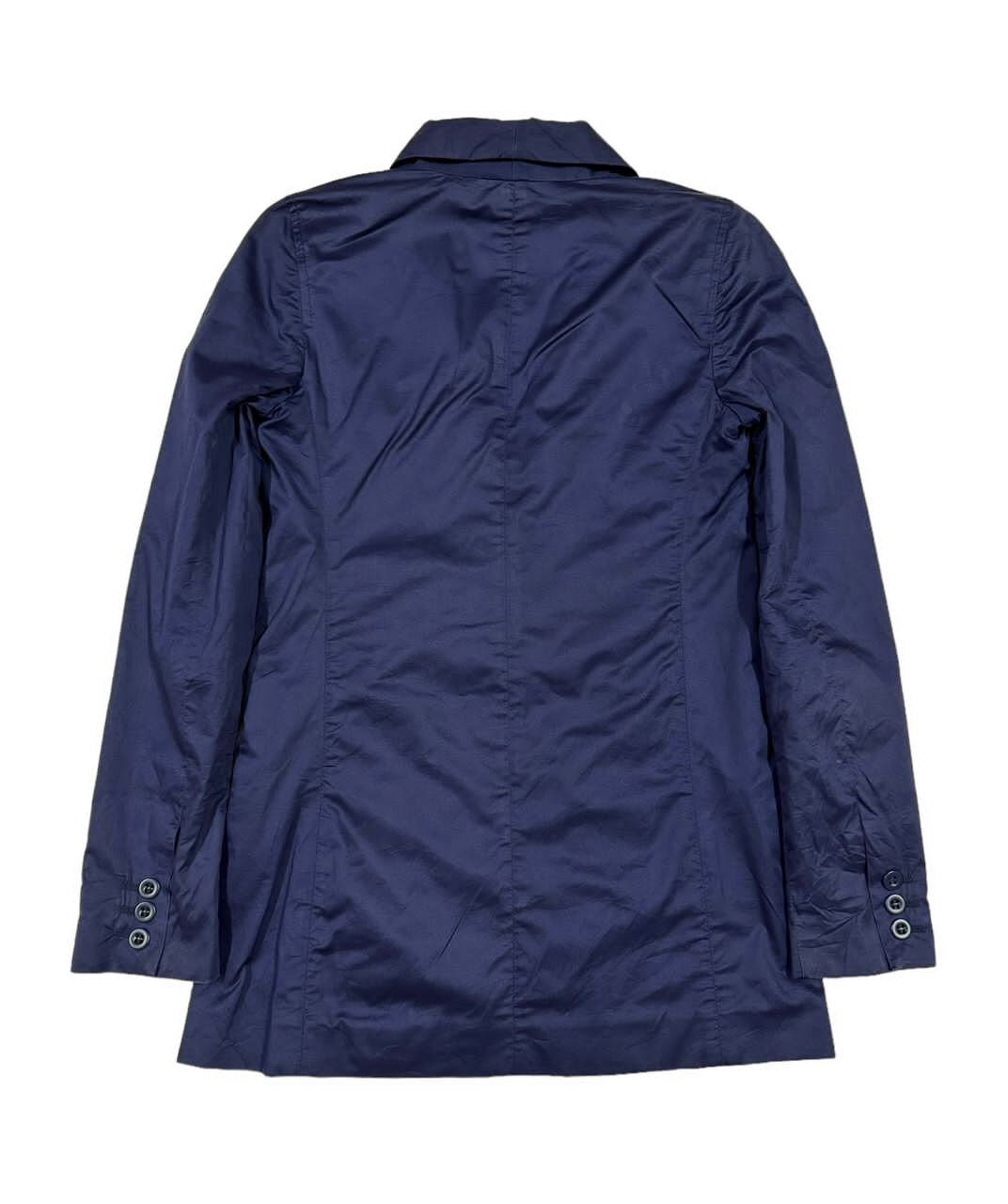 ジャケット ALEXANDER MCQUEEN Navy Blue Wool Blazer Luxury Alexander Mcqueen Blazer Coat Jacket Navy Blue Made