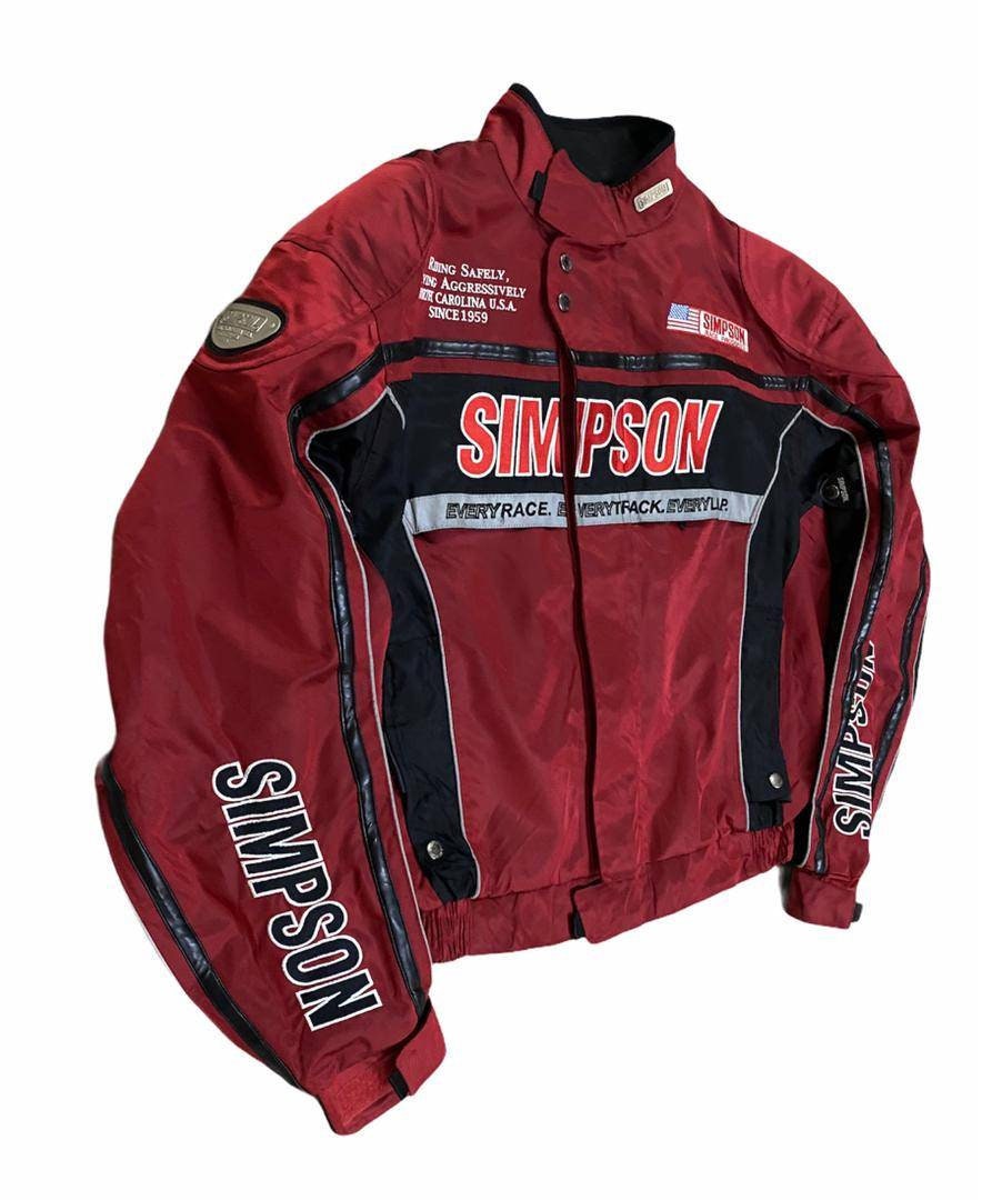 Vtg Simpson Motocyle Jcacket America Racing Jacket