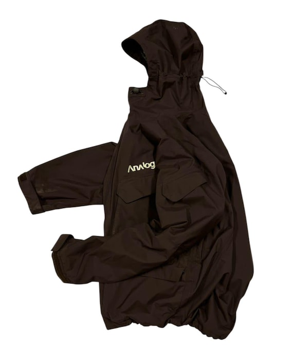 Vintage Y2k Analog Multipocket Stealth Brown Gopcore Jacket