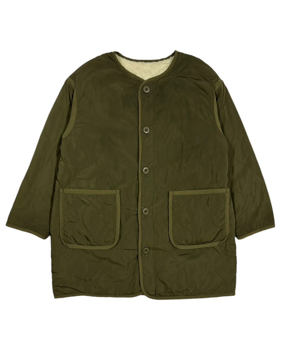Vintage Ray Beams Military M65 Quilted Reversible Parka Jacket 
