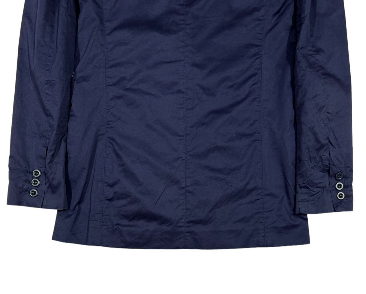 ジャケット ALEXANDER MCQUEEN Navy Blue Wool Blazer Luxury Alexander Mcqueen Blazer Coat Jacket Navy Blue Made