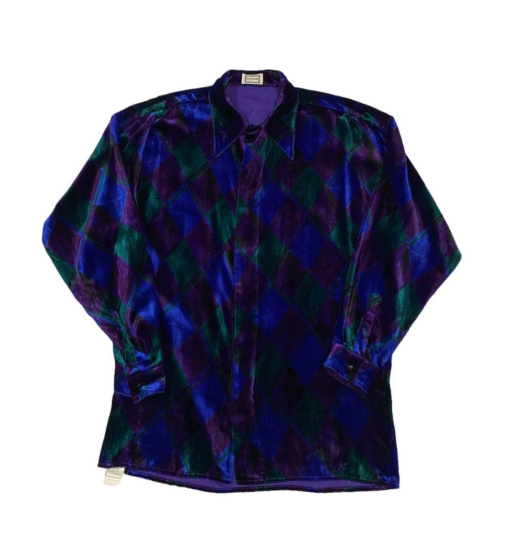 トップス vintage made in ITALY VERSACE silk shirt Vintage 90s Versus Versace Floral Printed Silk Button Up