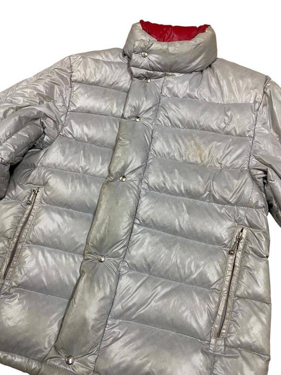 Vintage Moncler X Asics Ski Wear Grey Goose Down Puffer