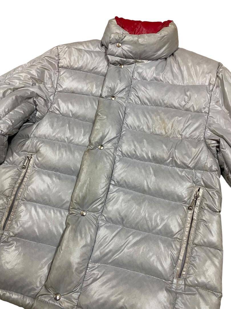 Vintage Moncler X Asics Ski Wear Grey Goose Down Puffer