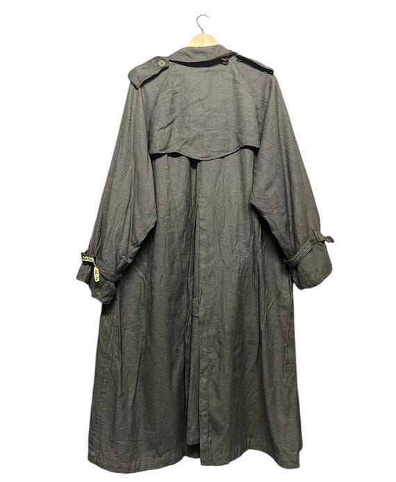 ジャケット・アウター GIORGIO ARMANI long trench coat Giorgio Armani Black Label Womens Lined Trench Top Coat