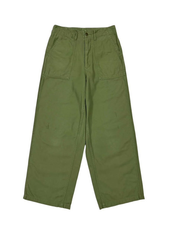 【KOOLOSET】Vintage Fatigue Pocket Work Pants U.S. Vintage Military Cotton Sateen 4 Pocket Fatigue Pant