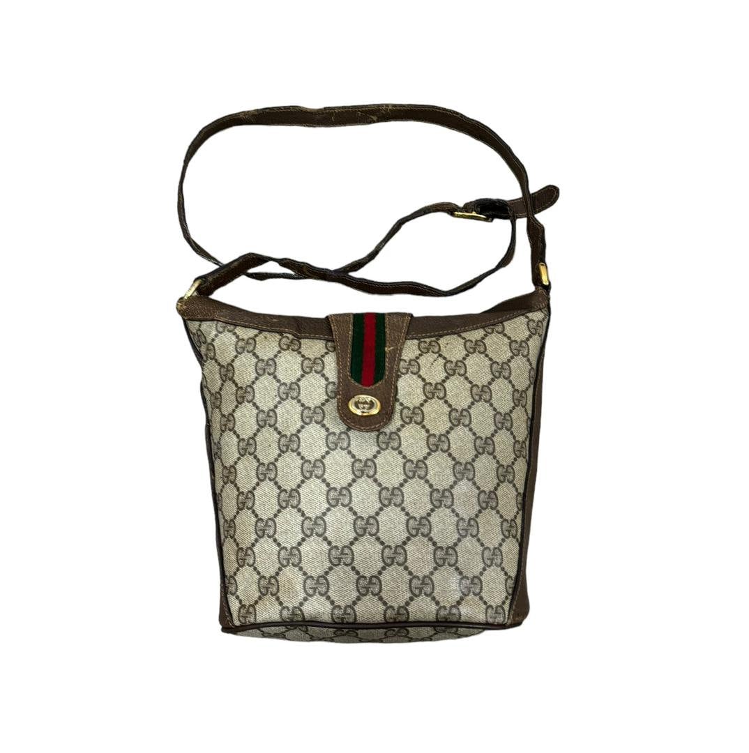 Vintage Gucci Gg Sherry Line Baggy Bucket Mini Shoulder Bag Made in Italy Etsy Canada