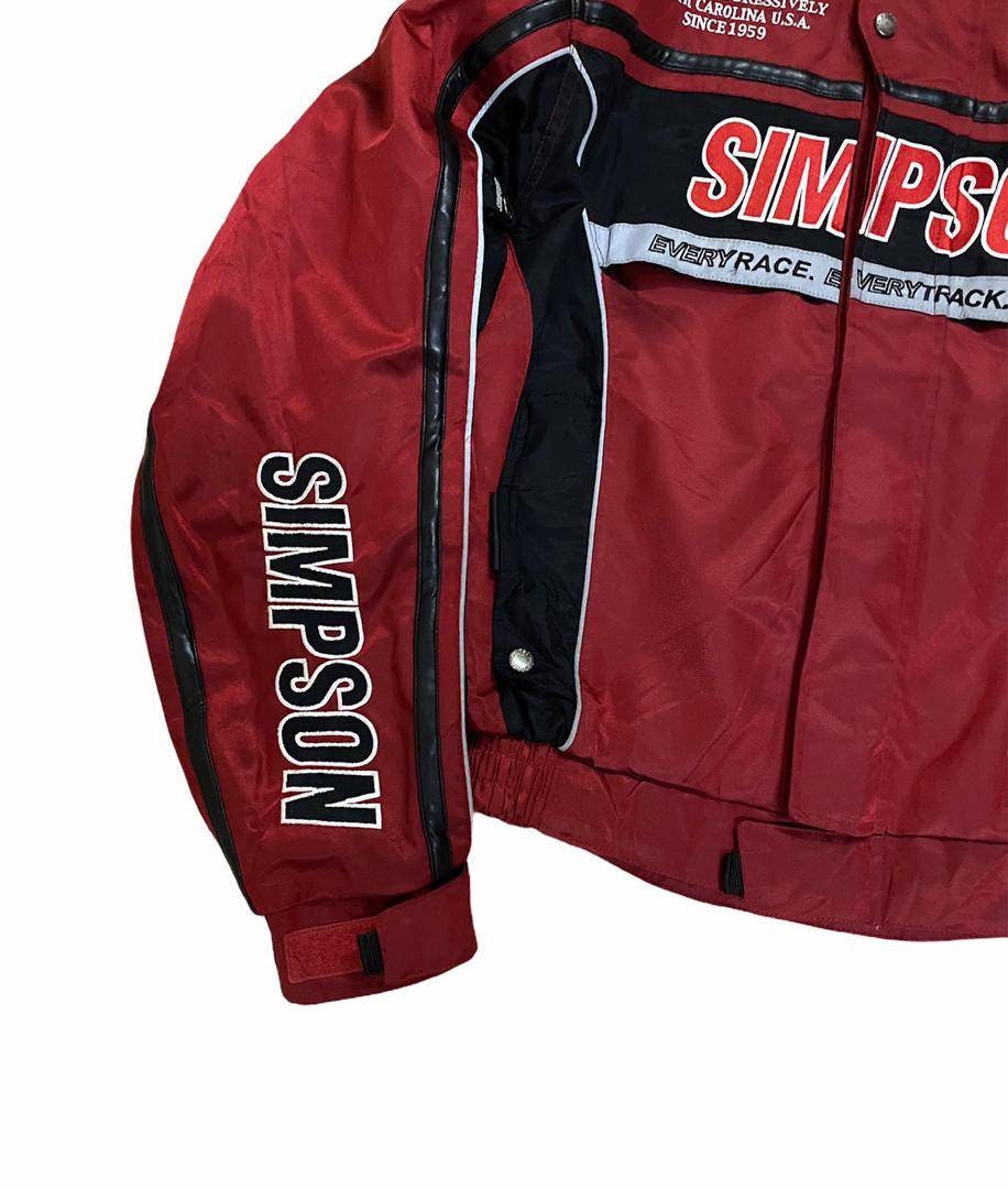 Vtg Simpson Motocyle Jcacket America Racing Jacket Moyorsport