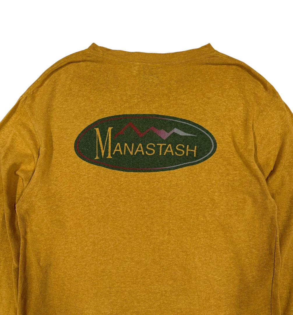 Vintage 90's Manastash Og Logo Hemp Longsleeve Shirt Made in