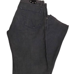 Louis Vuitton Women's US 10 Brown Monogram Denim Jeans Pants ref