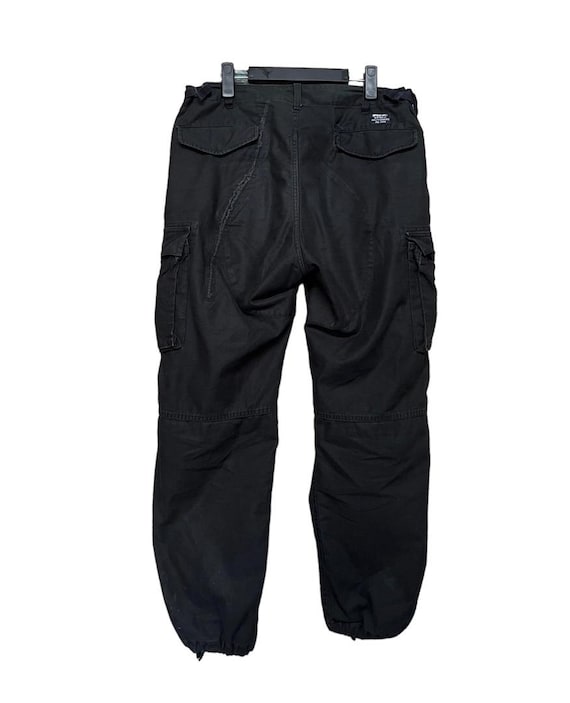 Vintage 1994 Supreme Mfg Cargo Black Pants Streetwear Stussy Vintage 1994 Supreme Mfg Cargo Black Pants Streetwear Stussy