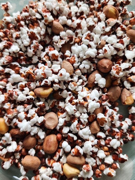 Roasted Peanut & Millet  (mixed 200g ).