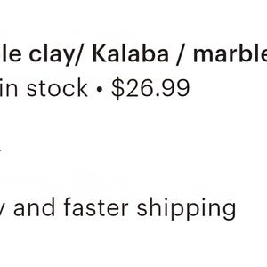 Edible clay/ Kalaba / marble chalk /calabash chalk / Calaba / Calabar / Nzu /Pot...( 5 oz) image 5