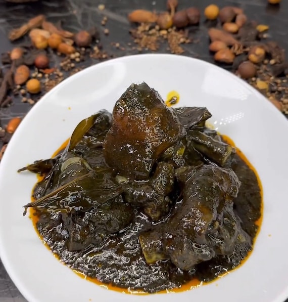 Mbongo Tchobi Spices| Condiment Mbongo| Sauce d ebene Spices| Mbongo tsobi mix grinded spices| 1 oz