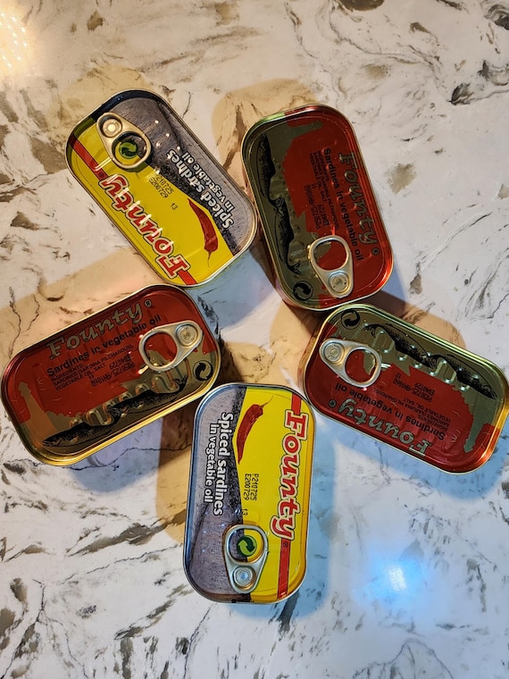 Founty Sardines in Oil – 5-Pack Mix, Spiced & Regular