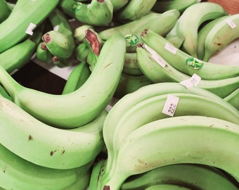Green Cooking Bananas (5 lbs) USA shipping only