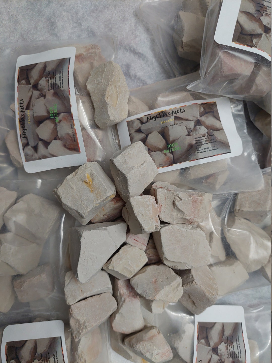 Edible Clay/ Kalaba / Marble Chalk /calabash Chalk / Calaba / Calabar