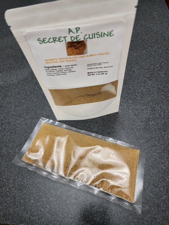 All purpose spice| Mixed Spices | Pepper Soup Spices | Handmade in Cameroon | Secret De cuisine | 2 oz