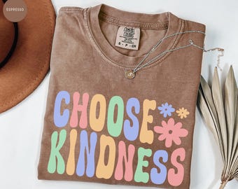 優しさを選ぼうTシャツ、コンフォートカラーズTシャツ、ポジティブTシャツ、かわいい先生Tシャツ、優しくなろうTシャツ、小学校に戻るTシャツ、先生Tシャツ
