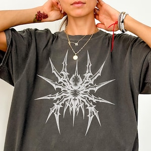 Y2K Spider T Shirt, Comfort Colors Tee, Vintage T Shirt, 90s Tee, Retro Death Metal Tee, Retro Spider Tee, Y2K Metal Shirt, Spooky Tee