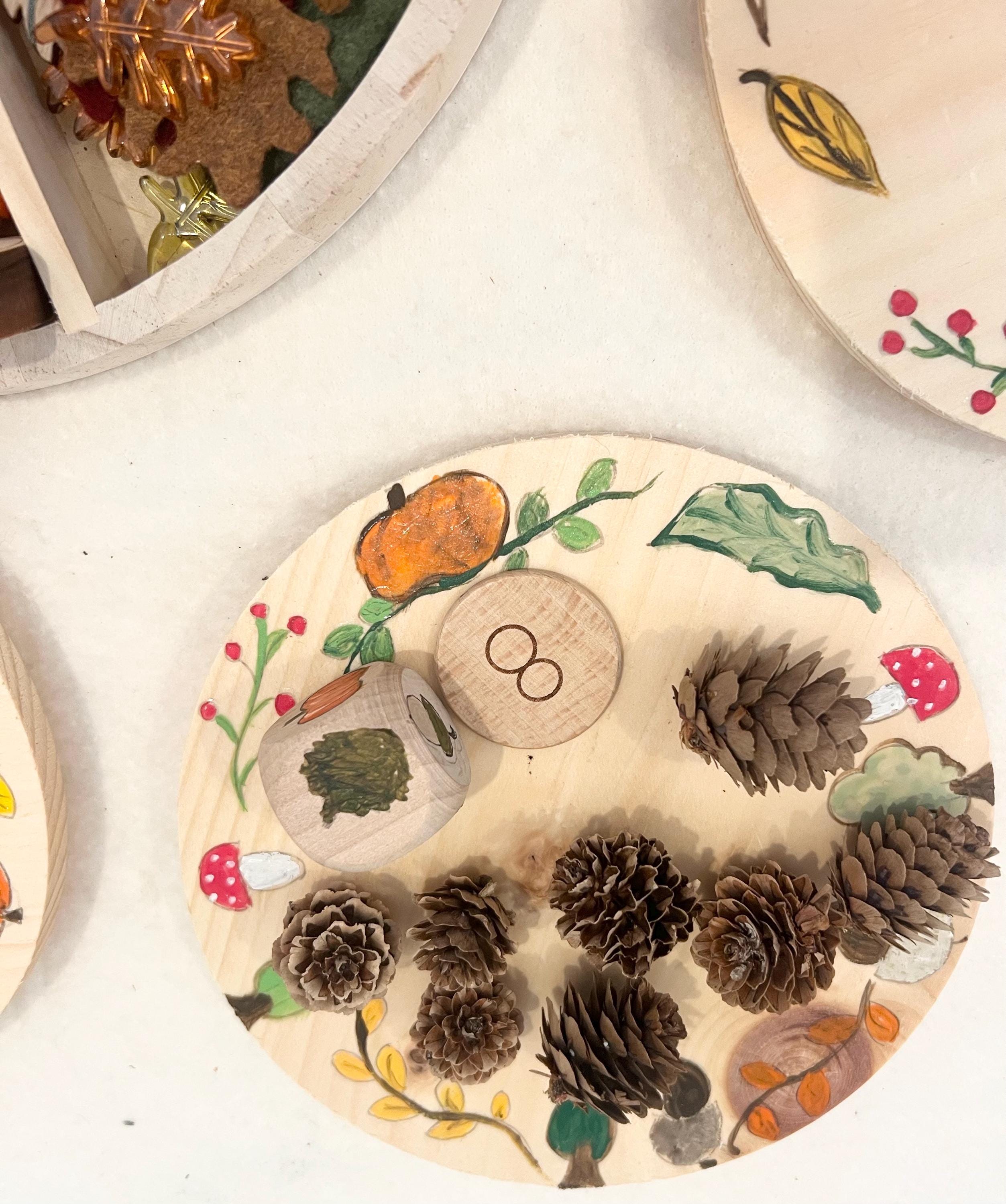 Montessori Fall Game , Loose Parts , Counting , Sorting Activity ...
