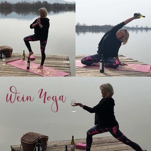 Wine Yoga as DOWNLOAD - Yoga session for wine lovers, workout and wine