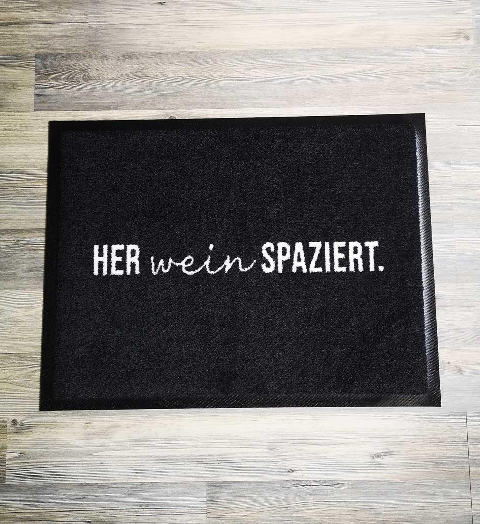 HERweinSPAZIERT Spruch Fußmatte Etsy