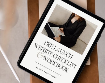 Website Content Planner, Website Checklist, Website Workbook, Worksheet for Website Launch, Checklist PDF, Workbook Printable