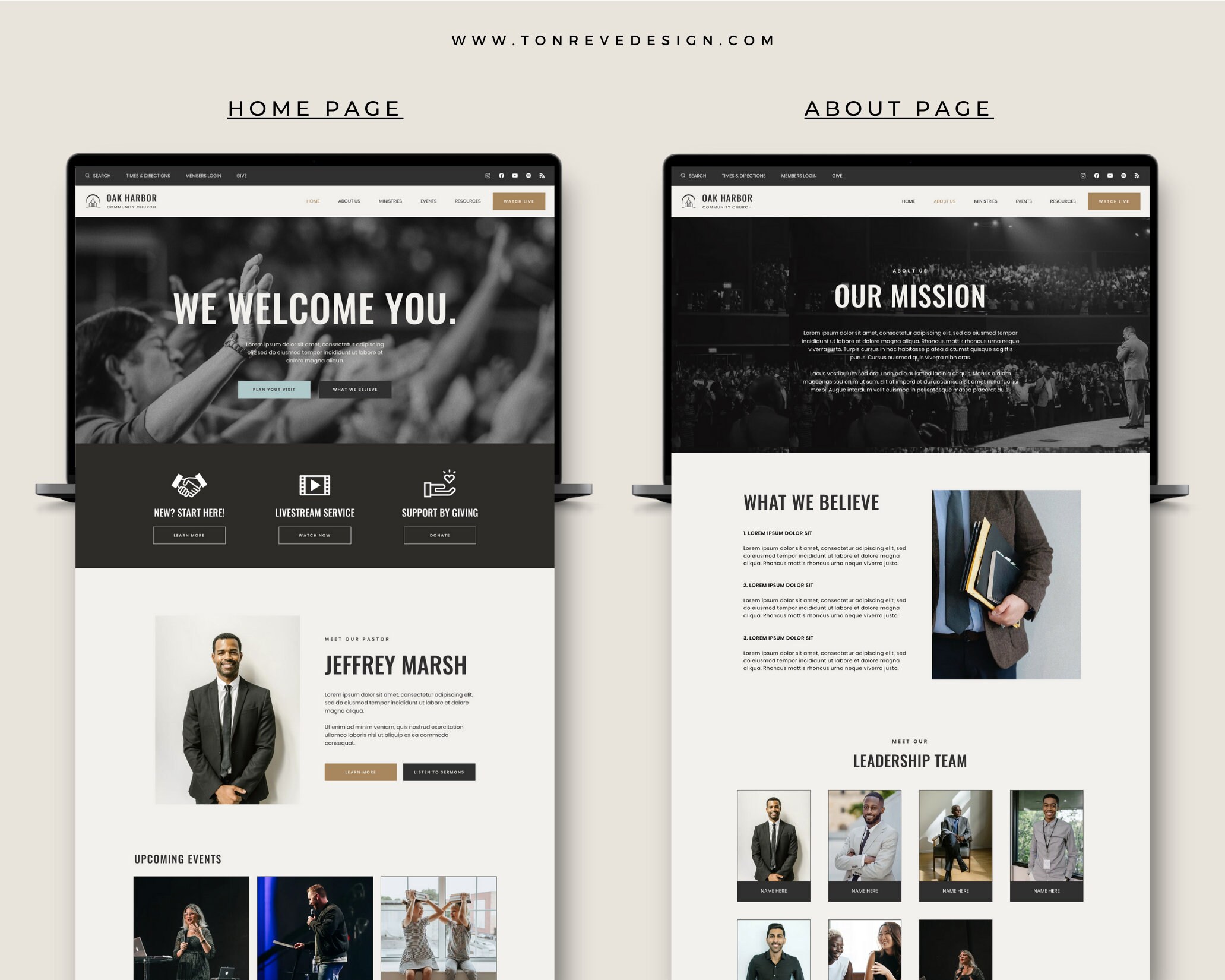 Wix Website Template for Churches, Premade Website Template for Pastors Wix Website Template for Churches, Premade Website Template for Pastors