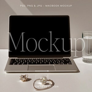 Minimalist MacBook Mockup, Moody Branding Mockup, Device Mockup, Website Mockup, Minimal Laptop Mockup, Mockups for Designers