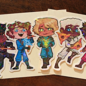 Ninjago Vinyl Stickers (Lloyd, Cole, Jay, Zane, Kai)