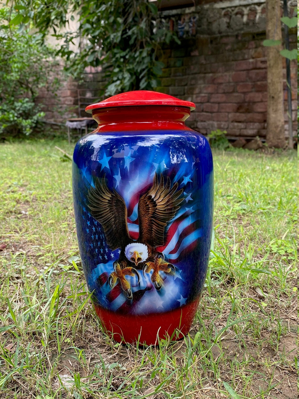Cremation Urn for Human Ashes EAGLE Funeral Urn Handcrafted Etsy