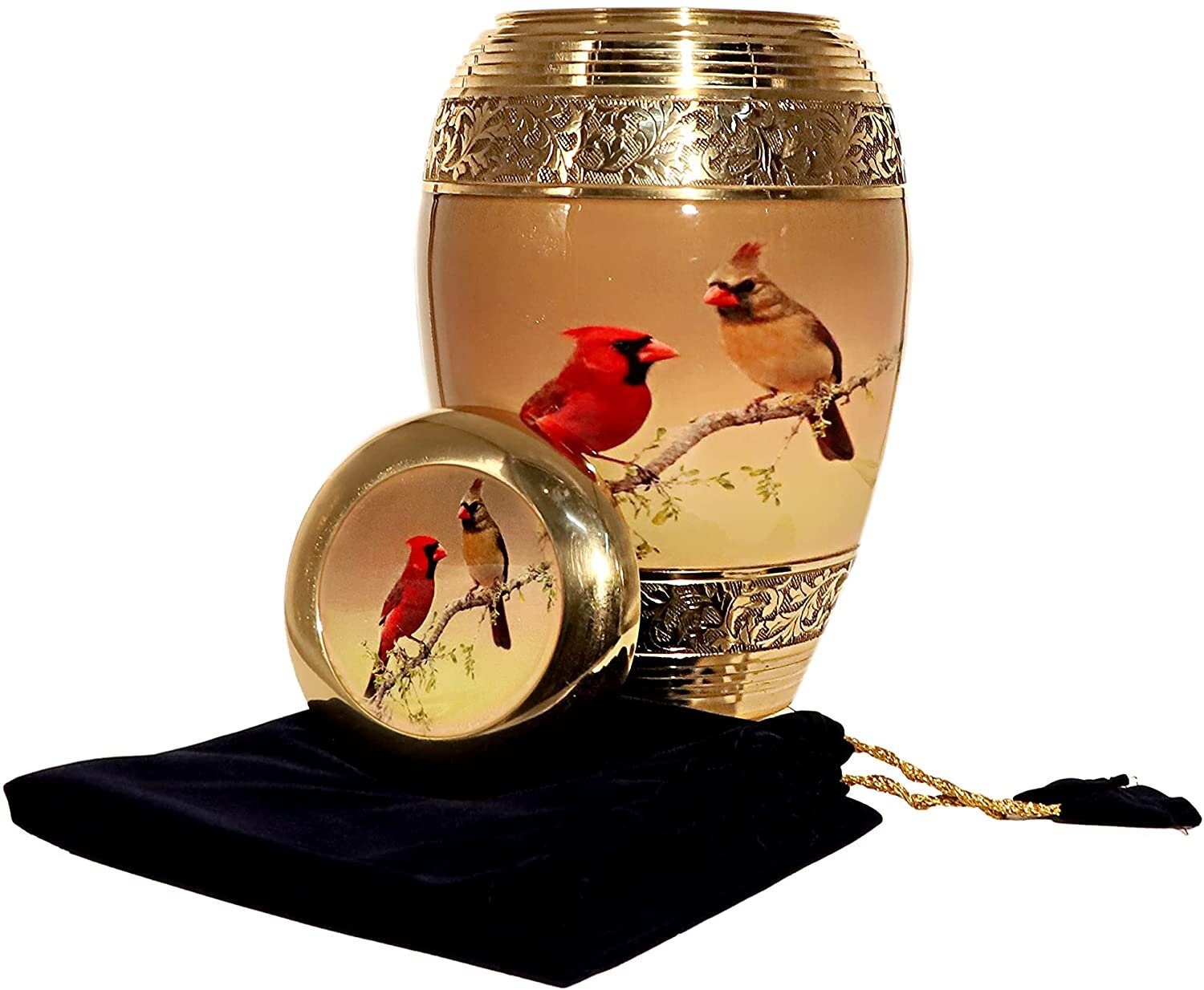 Lovely Cardinal Couple Bird Cremation Large Urn for Human Etsy Australia