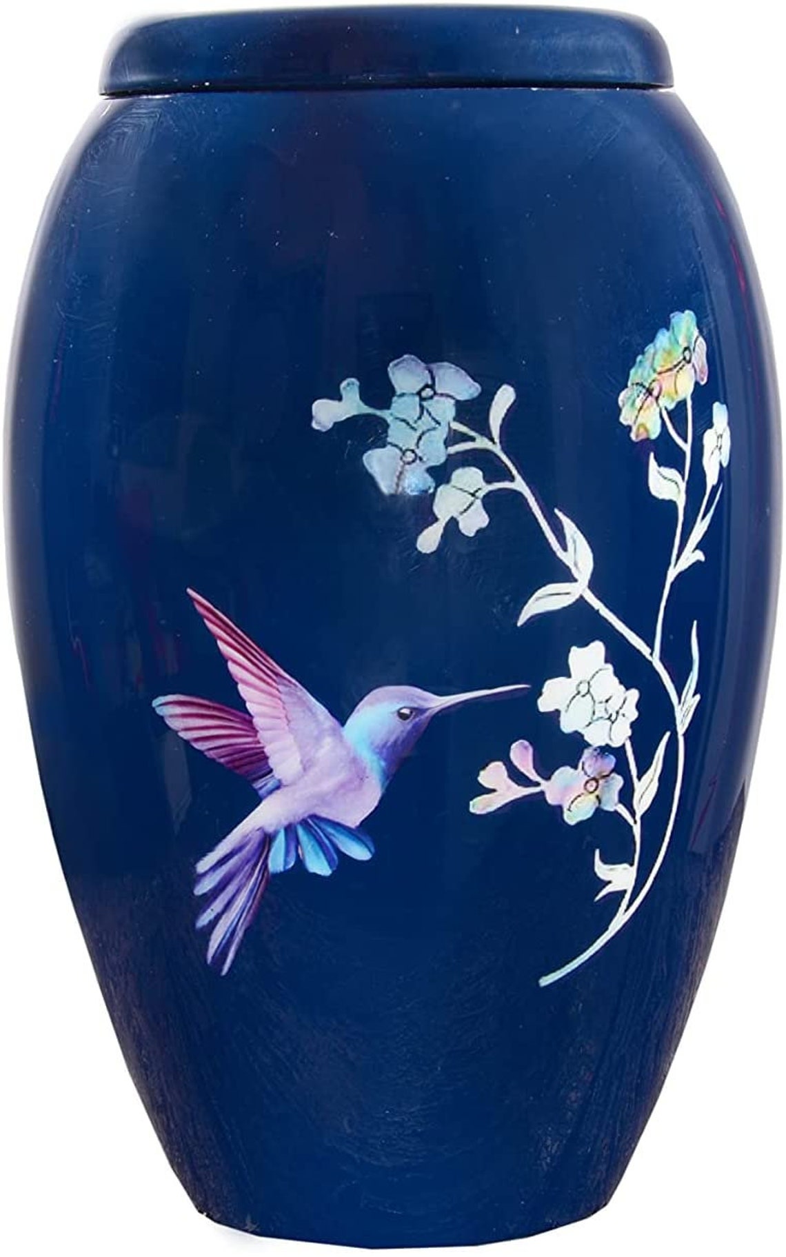 URNS Lovely Blue Humming Bird Adult Cremation Urn for Human Etsy