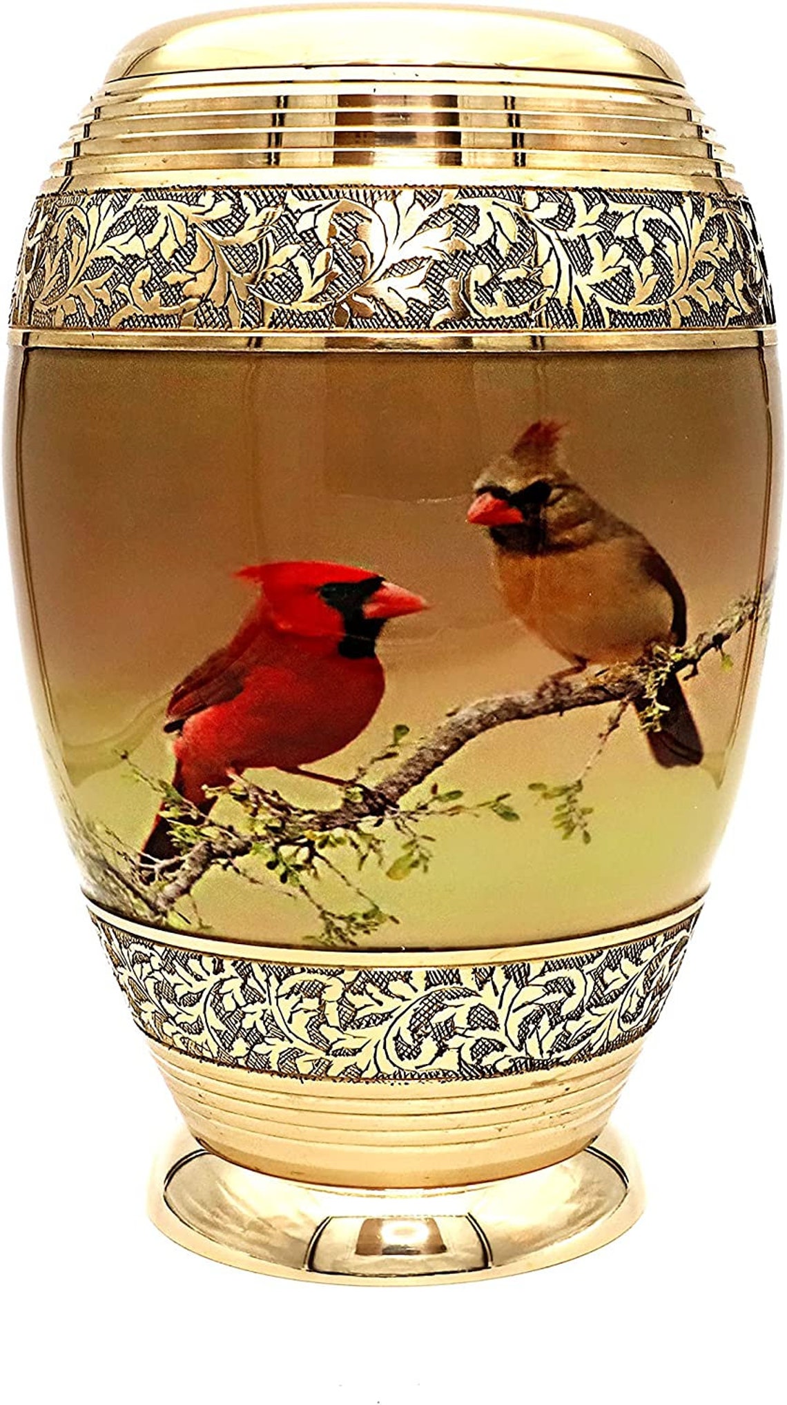 Lovely Cardinal Couple Bird Cremation Large Urn for Human Etsy Australia