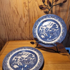 Churchill Willow Made in England Plate (26 cm, 10 inch)
