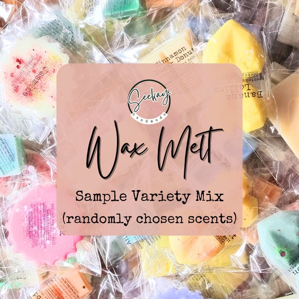 Wax Melt Sample Variety Mix | Made in Australia | 100% Soy Wax and Highly Scented