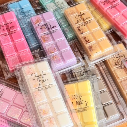 Wax Melts Strong Scented Soy Wax Snap Bar Popular Scents Etsy Australia