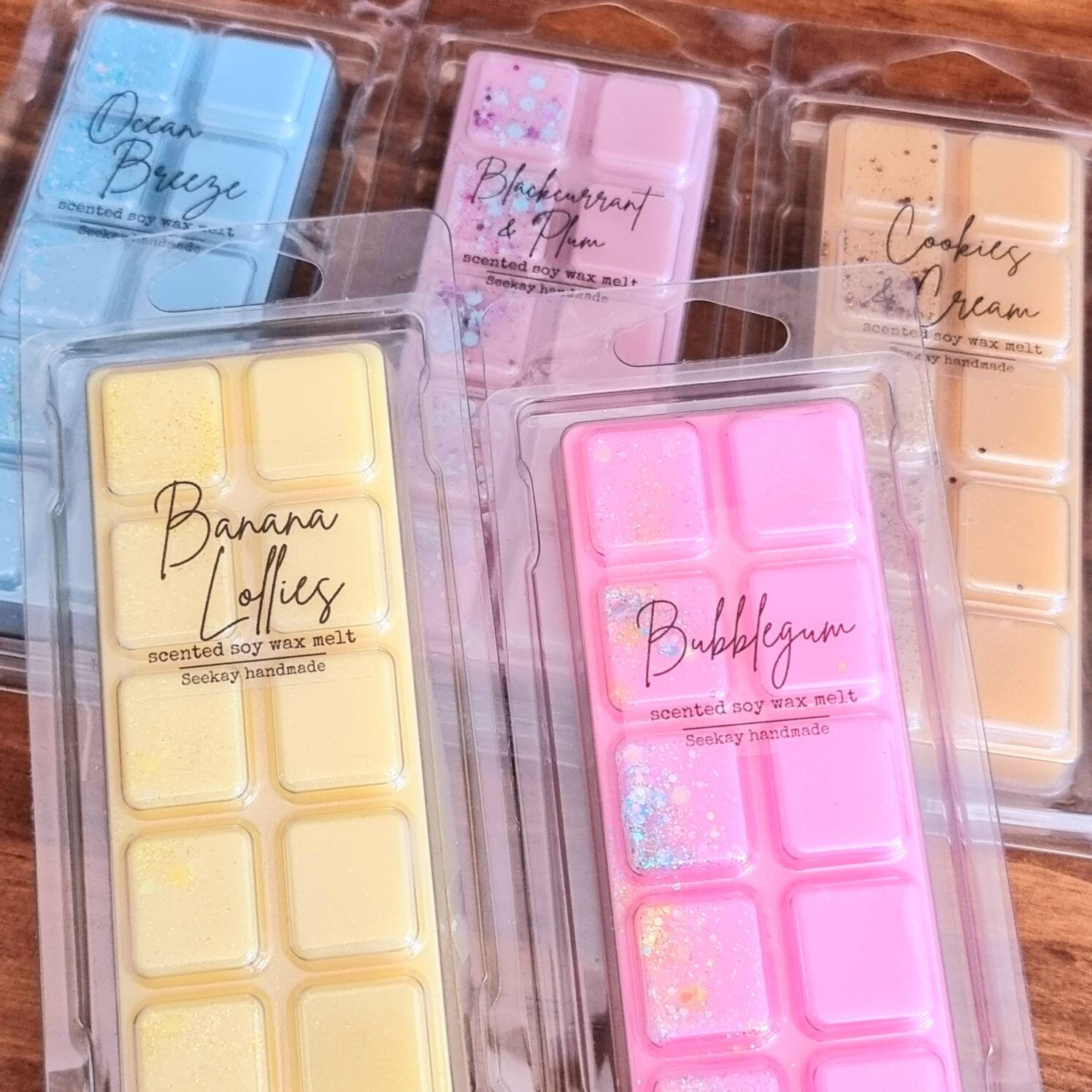 Wax Melts Strong Scented Soy Wax Snap Bar Popular Scents Etsy Australia