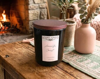 Amalfi Coast scented Wood Wick Soy Candle