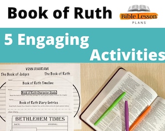 Actividades del Libro de Rut: Plan de estudios de la clase bíblica (PDF)
