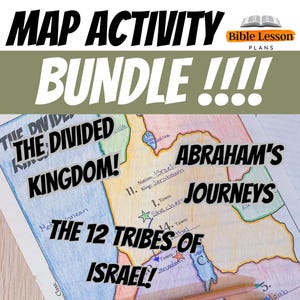 Bible Maps, Bible Activity, Bible Resource, Bible Study, Church Resource, Old Testament, Bible Printable, Christian Resource, Homeschooling