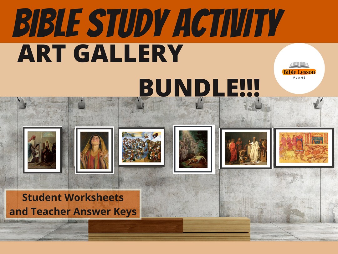 Old Testament Bible Study Activity Bundle: Genesis, Exodus (PDF) - Etsy